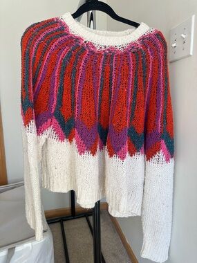 Zara Colorful Knit Chunky‎ Sweater